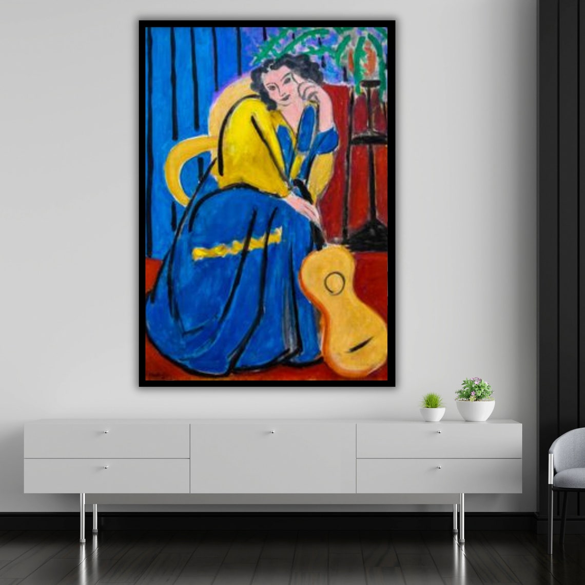Colorful Matisse Wall Art Ready To Hang Abstract Print Large Wall Decor Art Lover Gift - Image 5