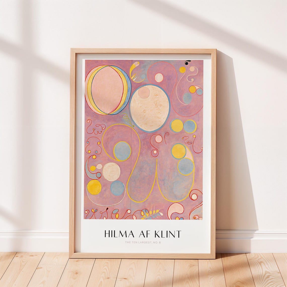 Hilma af Klint The Ten Largest No 8 Abstract Circle Art Print