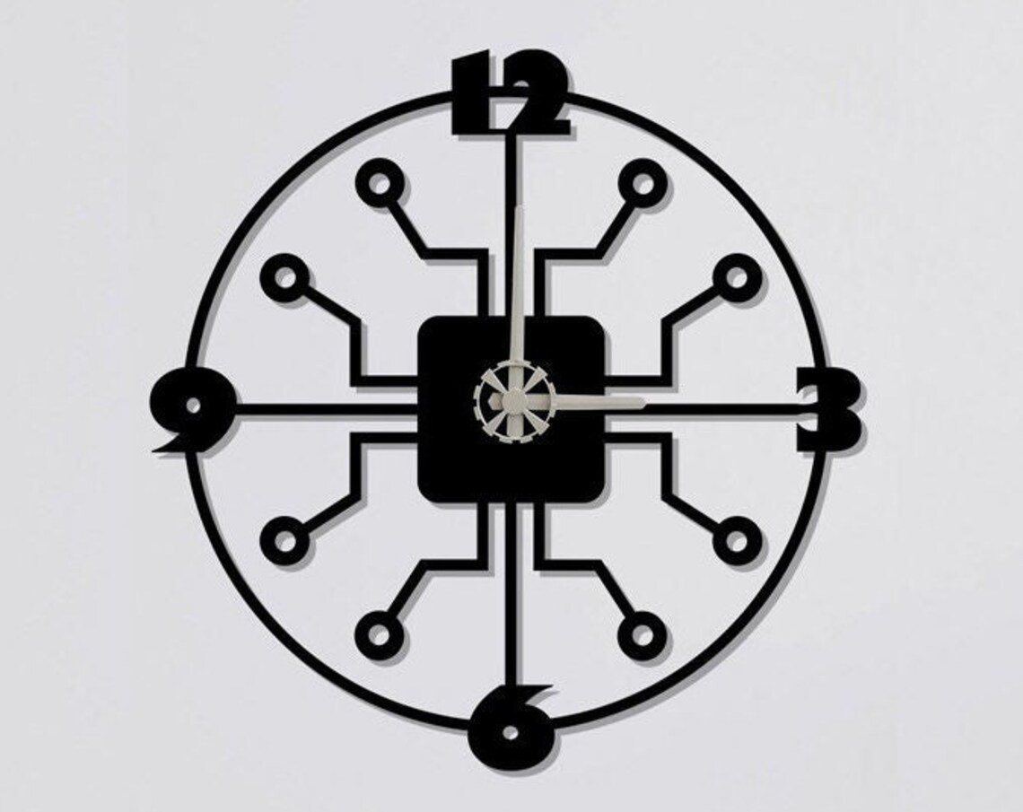 Octopus Clocks For Wall Wall Clock Modern Metal Wall Clock Large Wall Clock Minimalist Clock Living Room Decor Home Decor Unique Clock