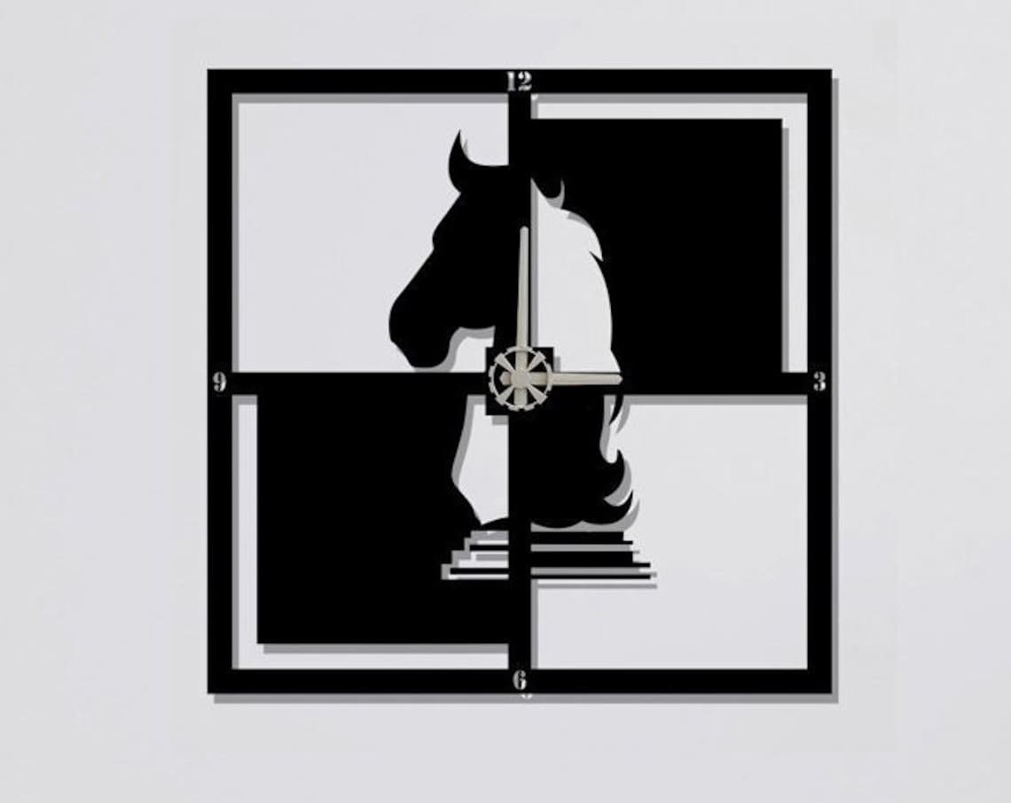 Chess Clocks, Modern Minimalist Clock