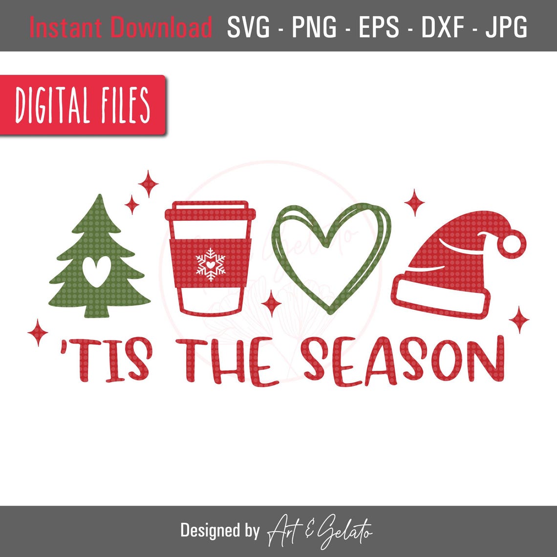 Tis The Season Svg Christmas Season Svg Merry Christmas Svg Santa Hat Svg Christmas Tree Winter Decor Winter Shirt Christmas Print