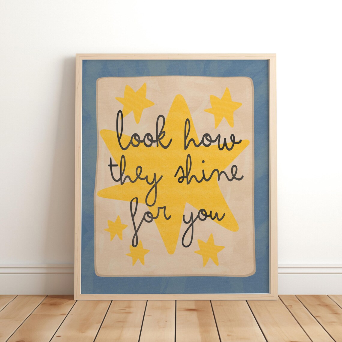 Look How They Shine for You Nursery Art Print