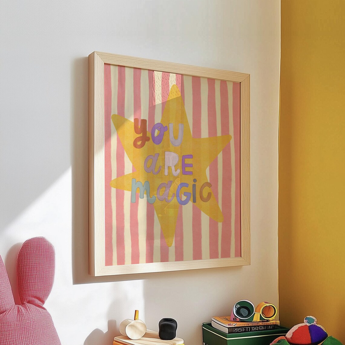 You Are Magic Nursery Bedroom Boho Art Print