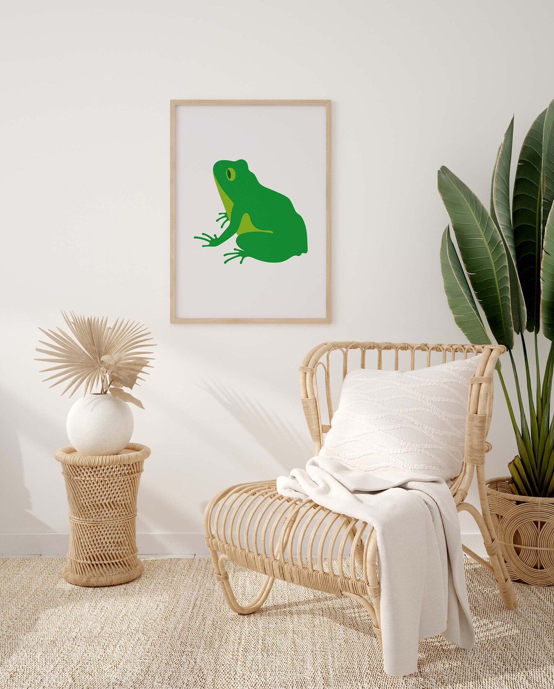 Enzo Mari La Rana Green Frog Silkscreen Nature Series Art Print - Image 2