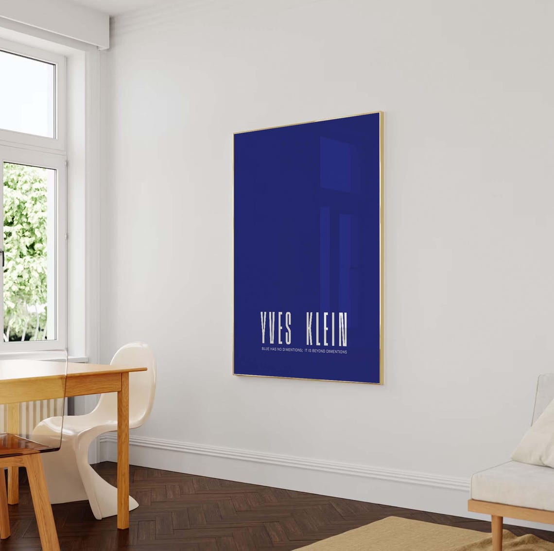 Yves Klein Monochrome Blue Full Field Minimalist Bold Art Poster - Image 2