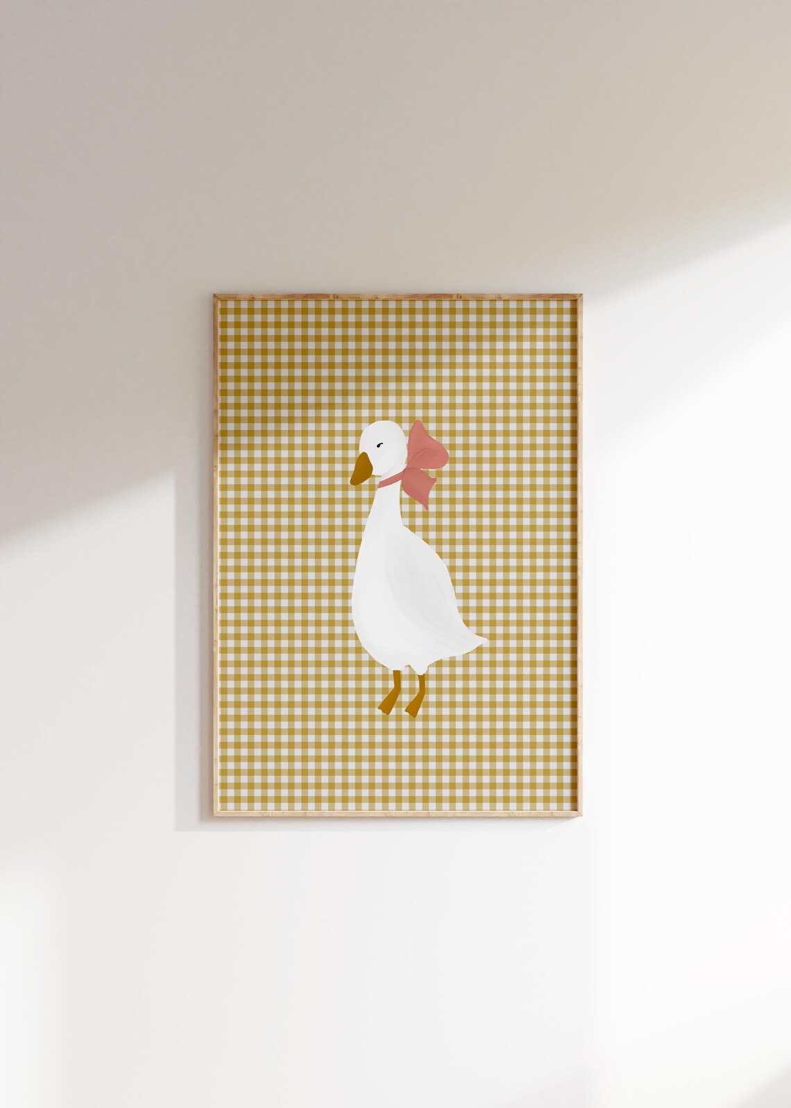 Goose Coquette Cottagecore Nursery Art Print