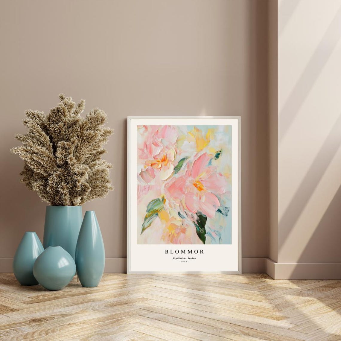 Flower Market Stockholm Botanical Art Print - Image 2