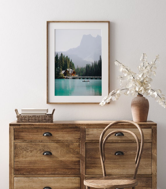 Emerald Lake Lodge, Yoho National Park Art Print
