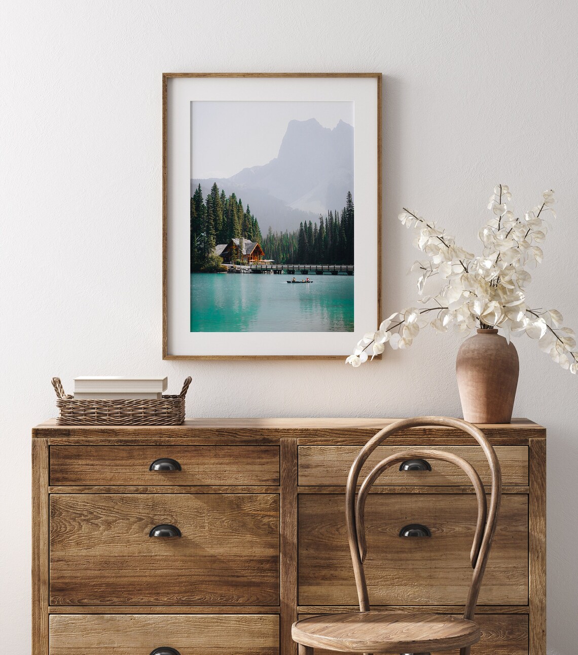 Emerald Lake Lodge, Yoho National Park Art Print