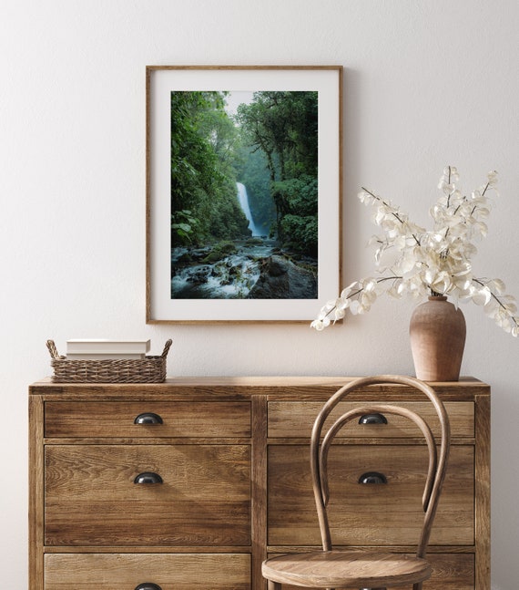Encantada Waterfall, Costa Rica Travel Poster