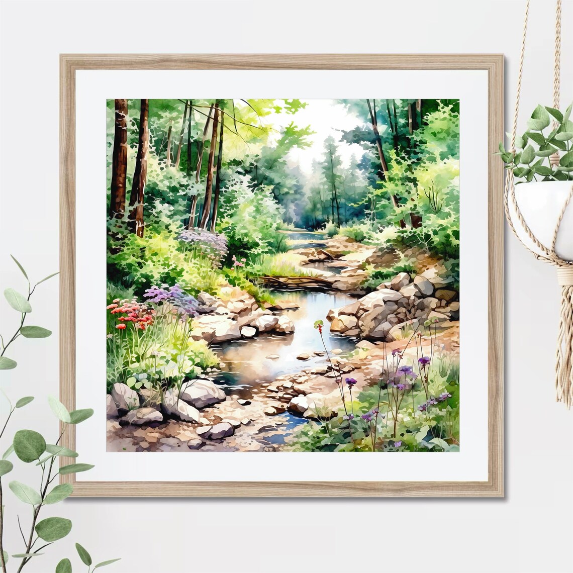 Forest River Nature Poster Print - Image 4