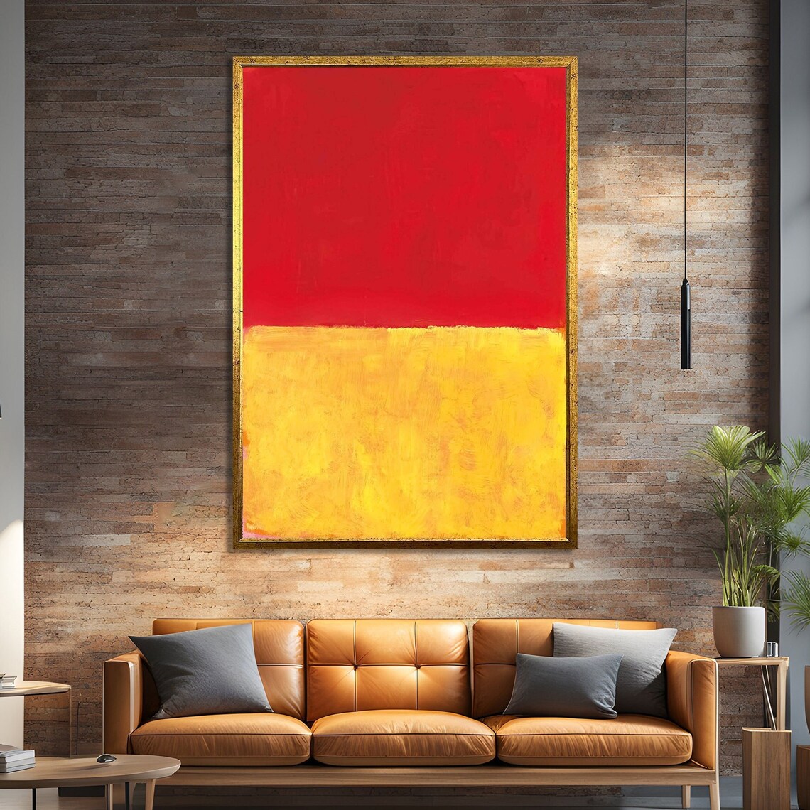 Mark Rothko Style Abstract Art Print, Modern Decor