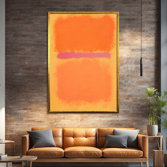 Mark Rothko Style Abstract Art Print