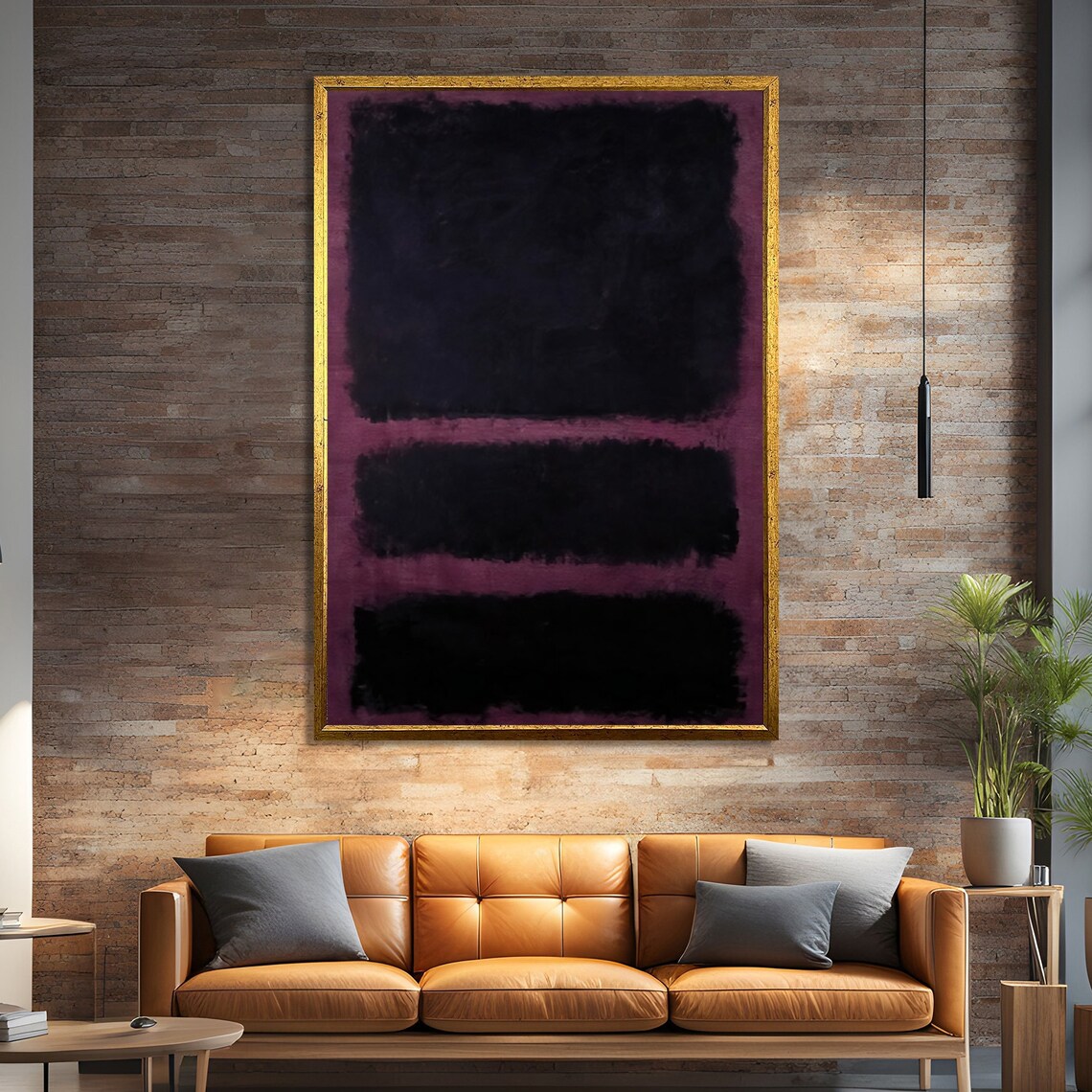 Mark Rothko Style Abstract Art Print, Modern Decor