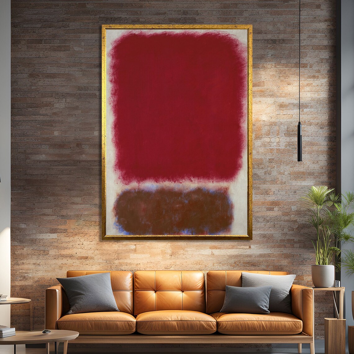 Mark Rothko Style Abstract Art Print, Modern Decor
