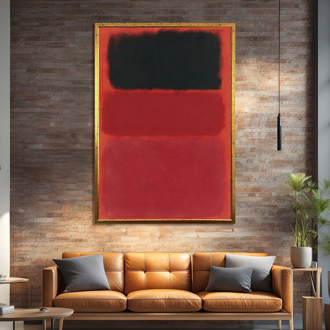Mark Rothko Style Abstract Art, Modern Decor