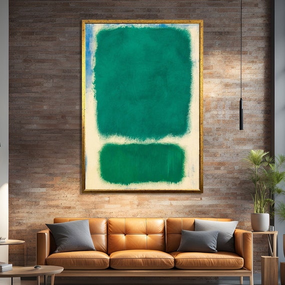 Mark Rothko Style Abstract Art Print, Modern Home Decor