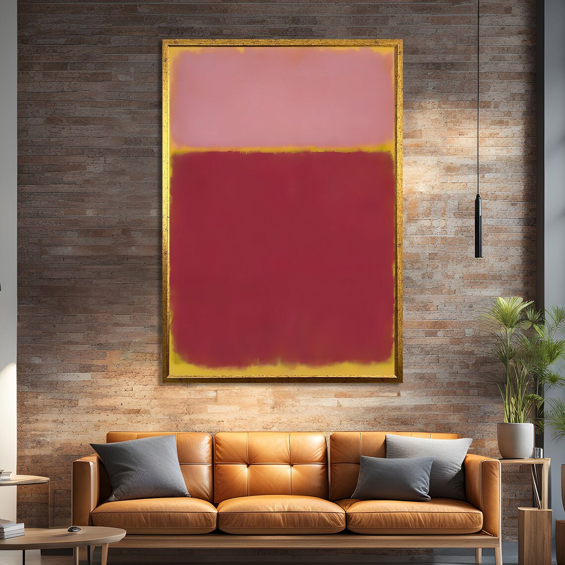 Mark Rokhto Inspired Modern Abstract, Home Decor
