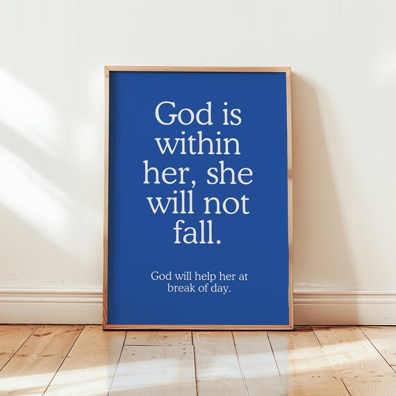 Bible Verse Wall Art Christian Prints With Scripture Room Decor For Modern Apartment