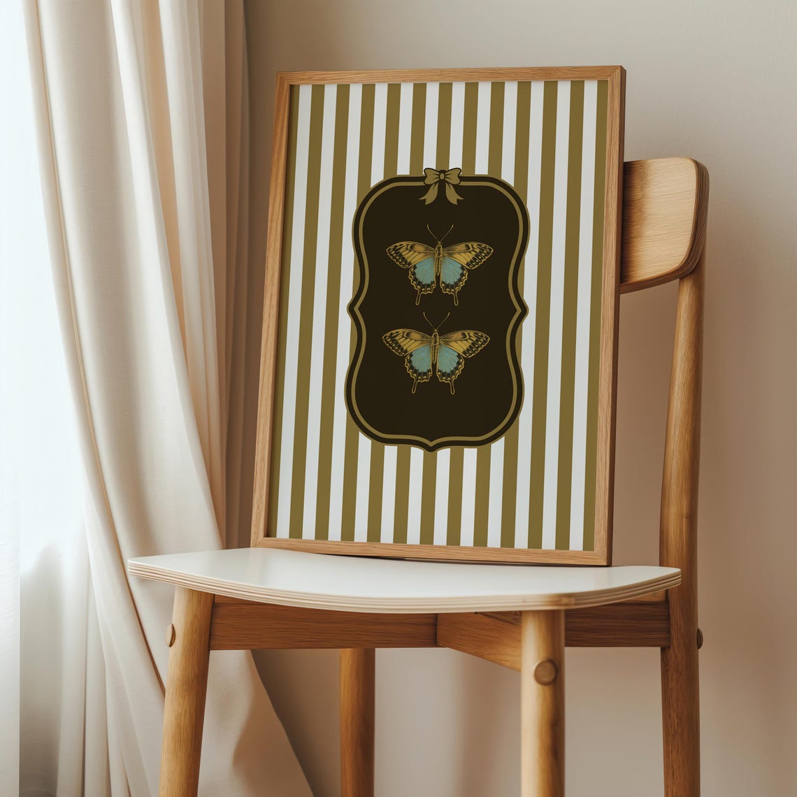 Dark Moth Print Vintage Entomology Art Coquette Gothic Decor