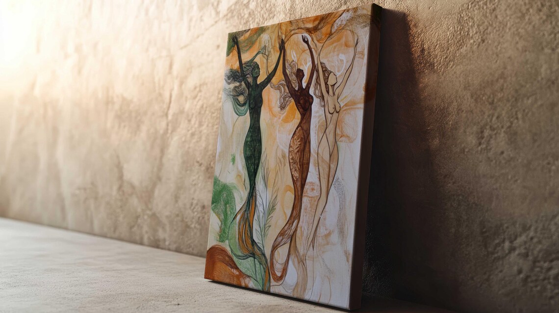 Abstract Art Housewarming Gift, Modern Style - Image 2