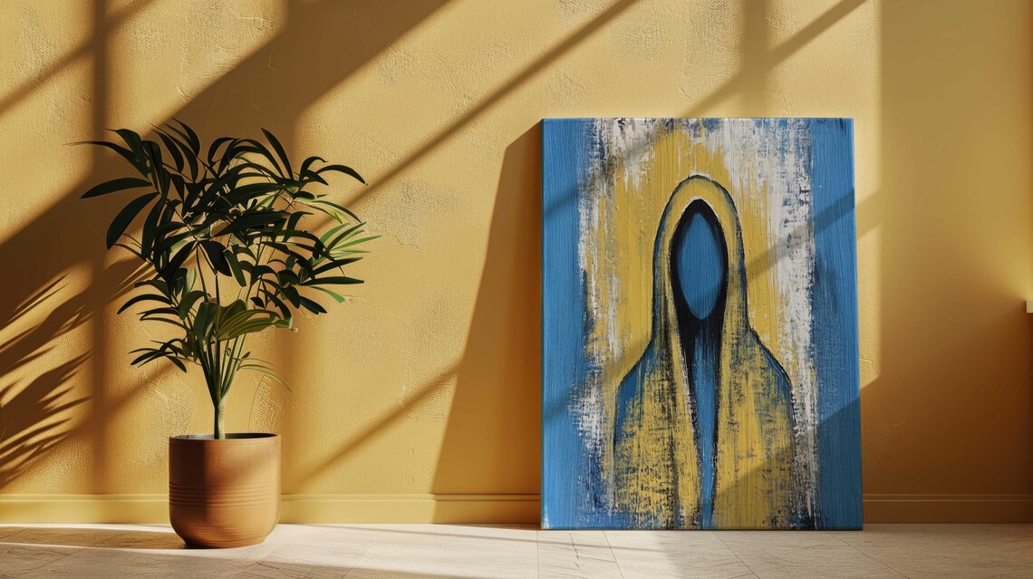 Abstract Expressionist Modern Housewarming Art Print - Image 4