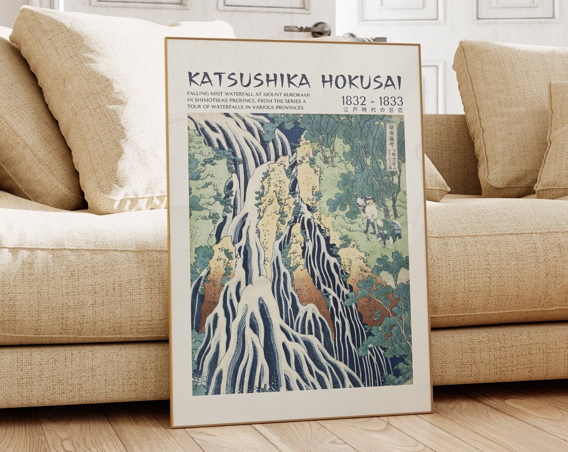 Katsushika Hokusai Japanese Poster, Wall Art Print