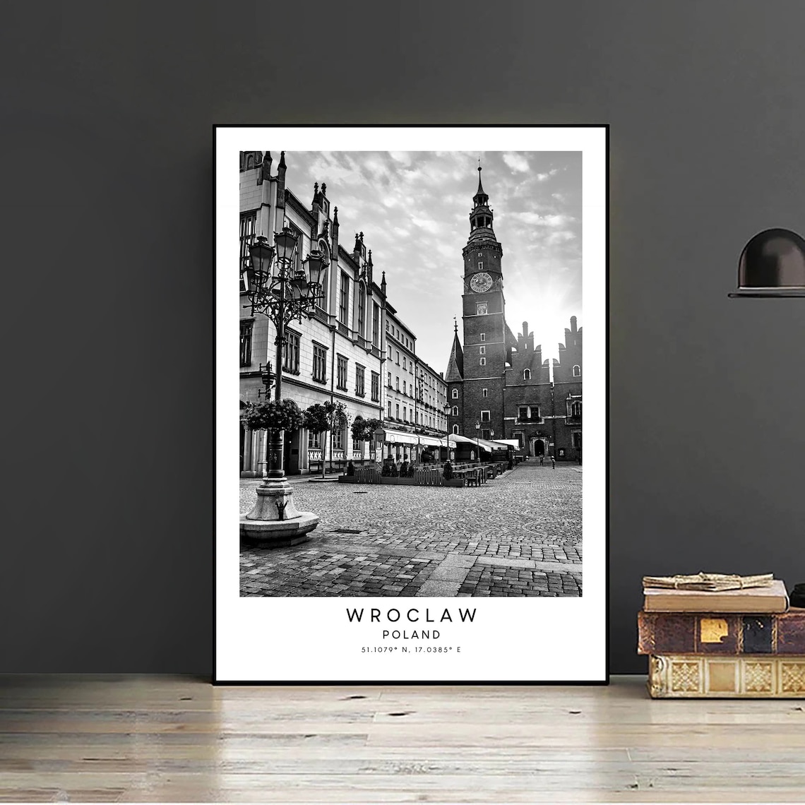 Wroclaw, Poland Minimalist Travel Wall Poster - Image 2