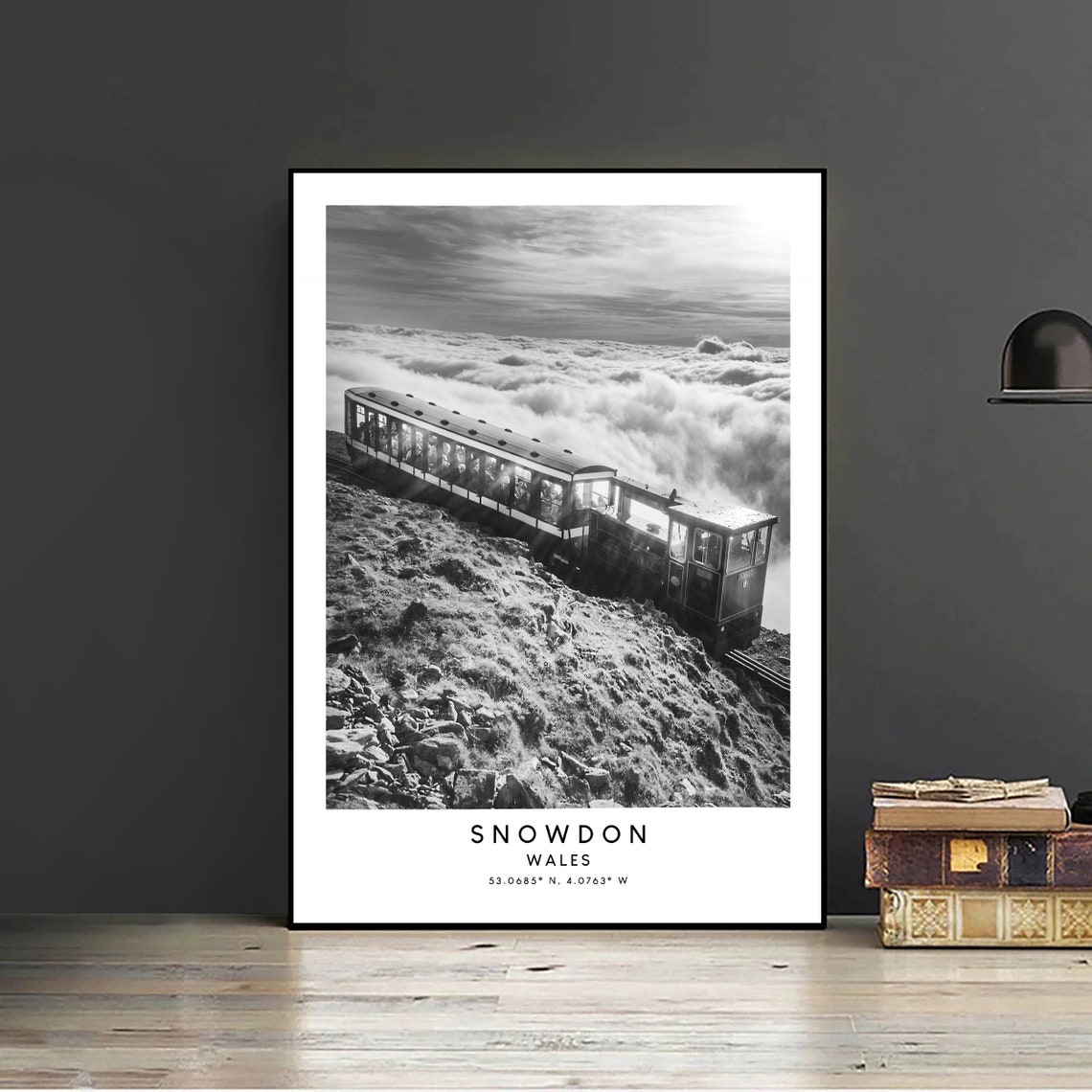 Snowdonia National Park & Snowdon Minimalist Travel Poster - Image 2