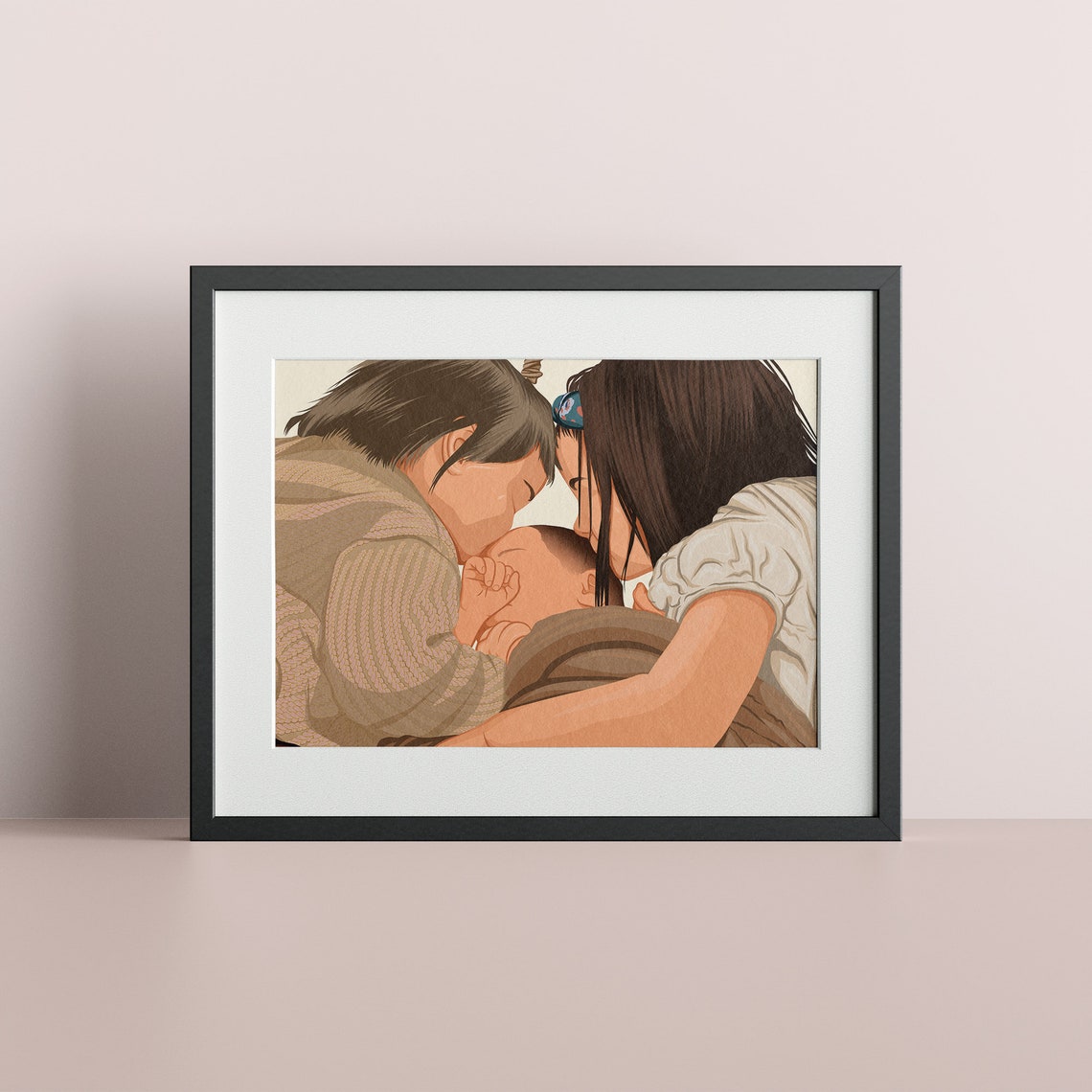 Custom Faceless Portrait Personalized Gift Photo Illustration Realistic Portrait Boyfriend Gift Minimalist Gift - Image 2