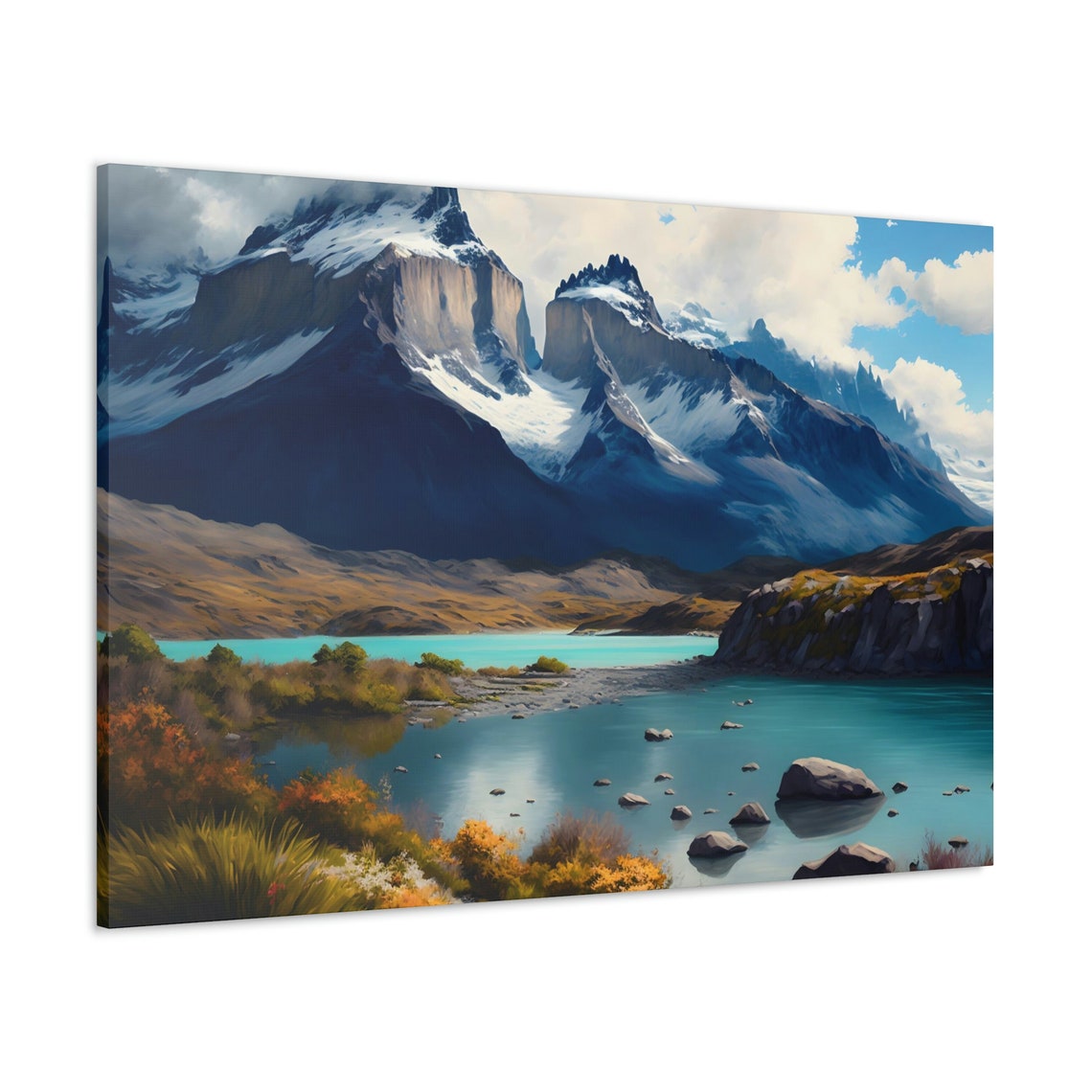 Mountain Range Landscape Art - Image 3
