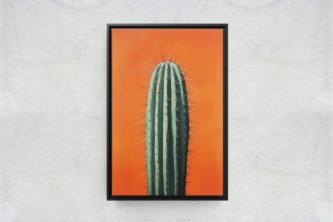 Lone Cactus Desert Decor, Southwest Art Print