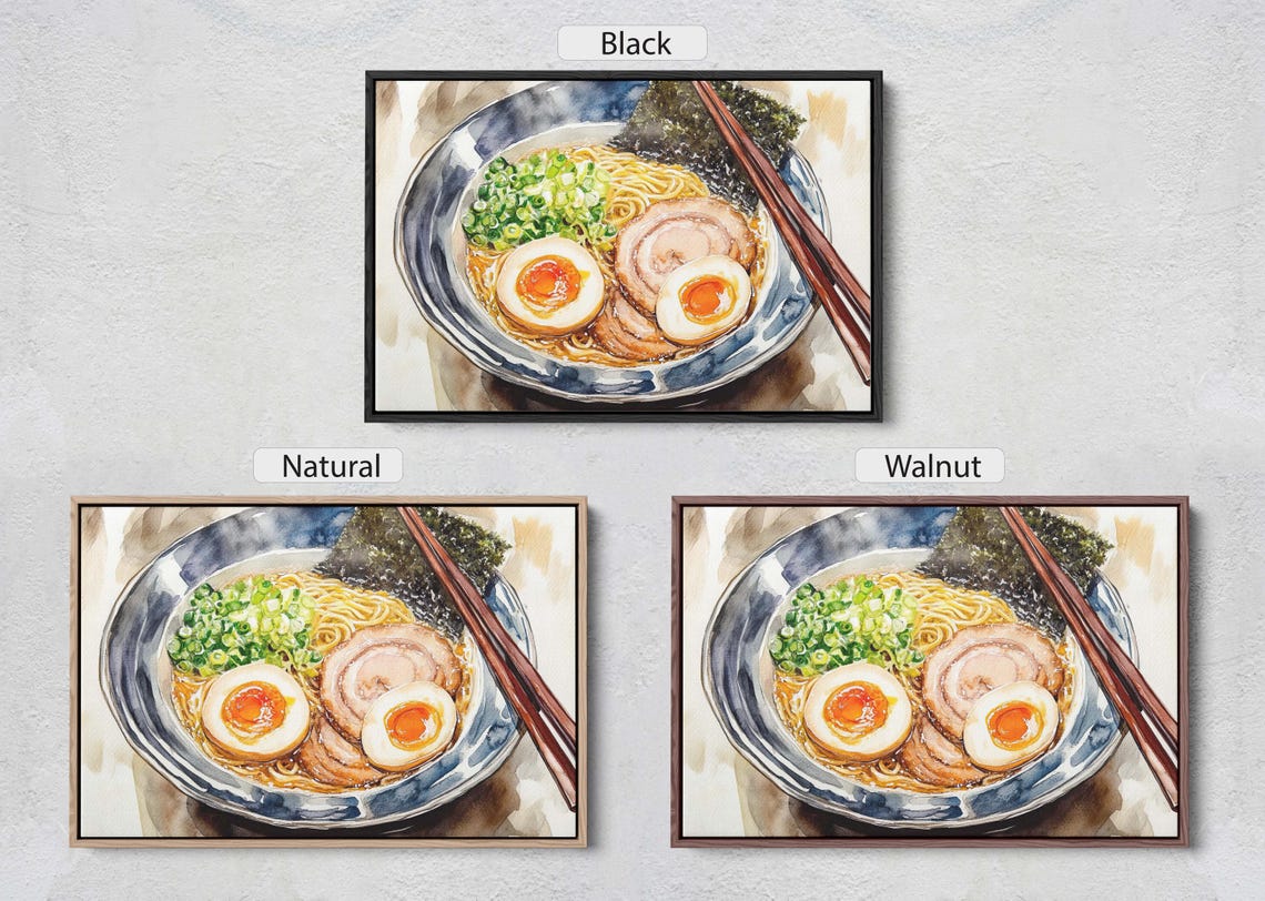 Ramen Print, Japan Kitchen Art - Image 3