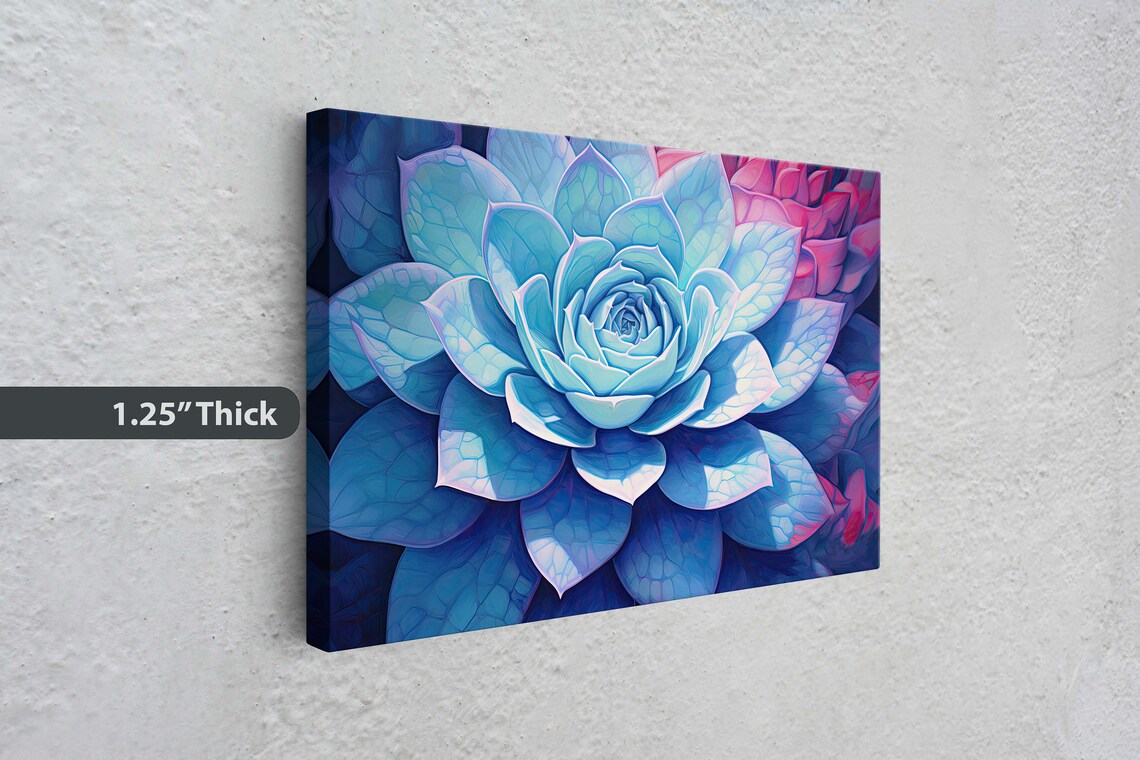 Succulent Agave Cactus Art Print for Home Decor - Image 2