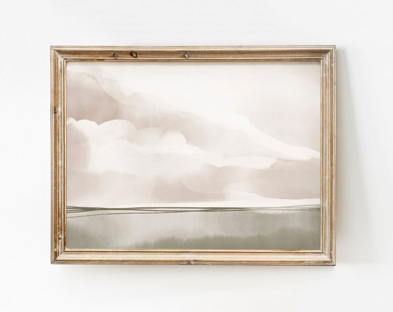 Abstract Landscape Minimalist Wall Art Print