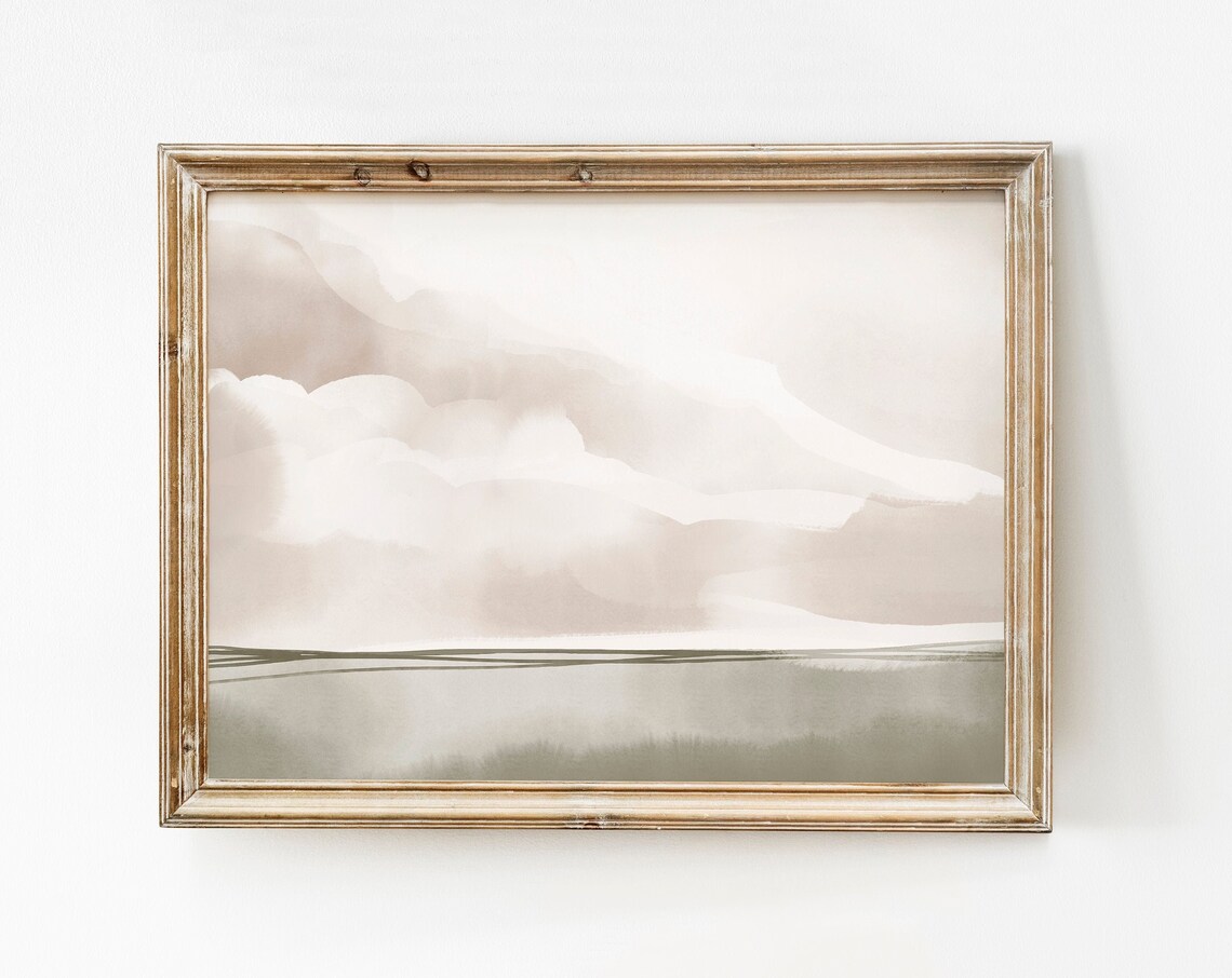 Abstract Landscape Minimalist Wall Art Print