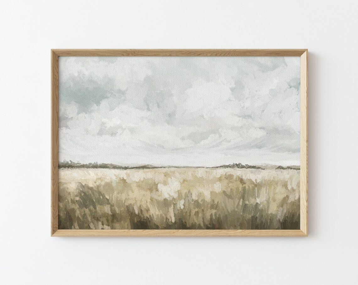 Country Landscape Print, Vintage Autumn Farmhouse Decor - Image 3