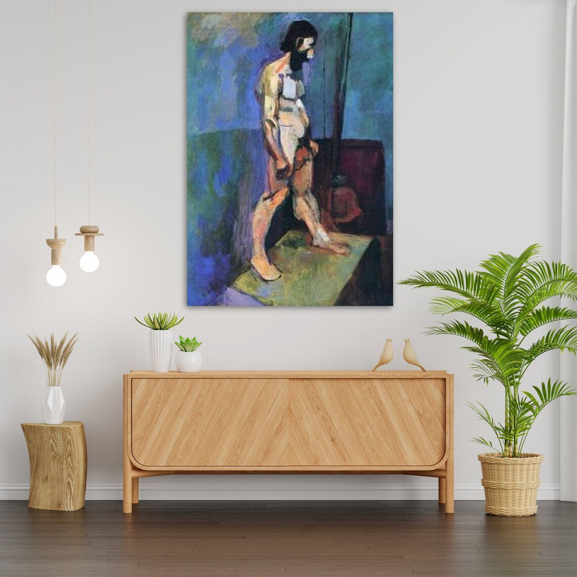 Large Abstract Art, Modern Artwork Painting - Image 3