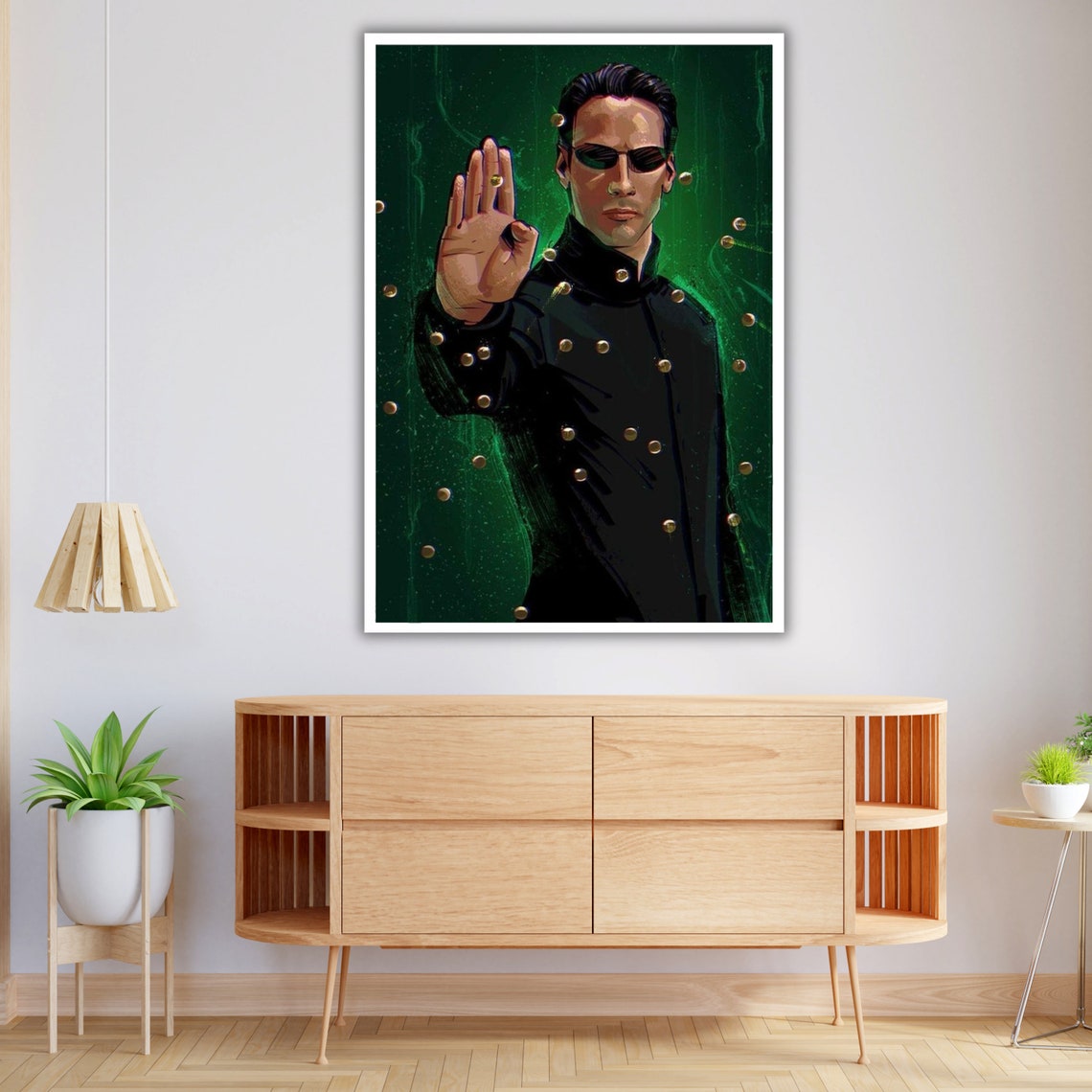 Matrix Abstract Modern Art Print - Image 4