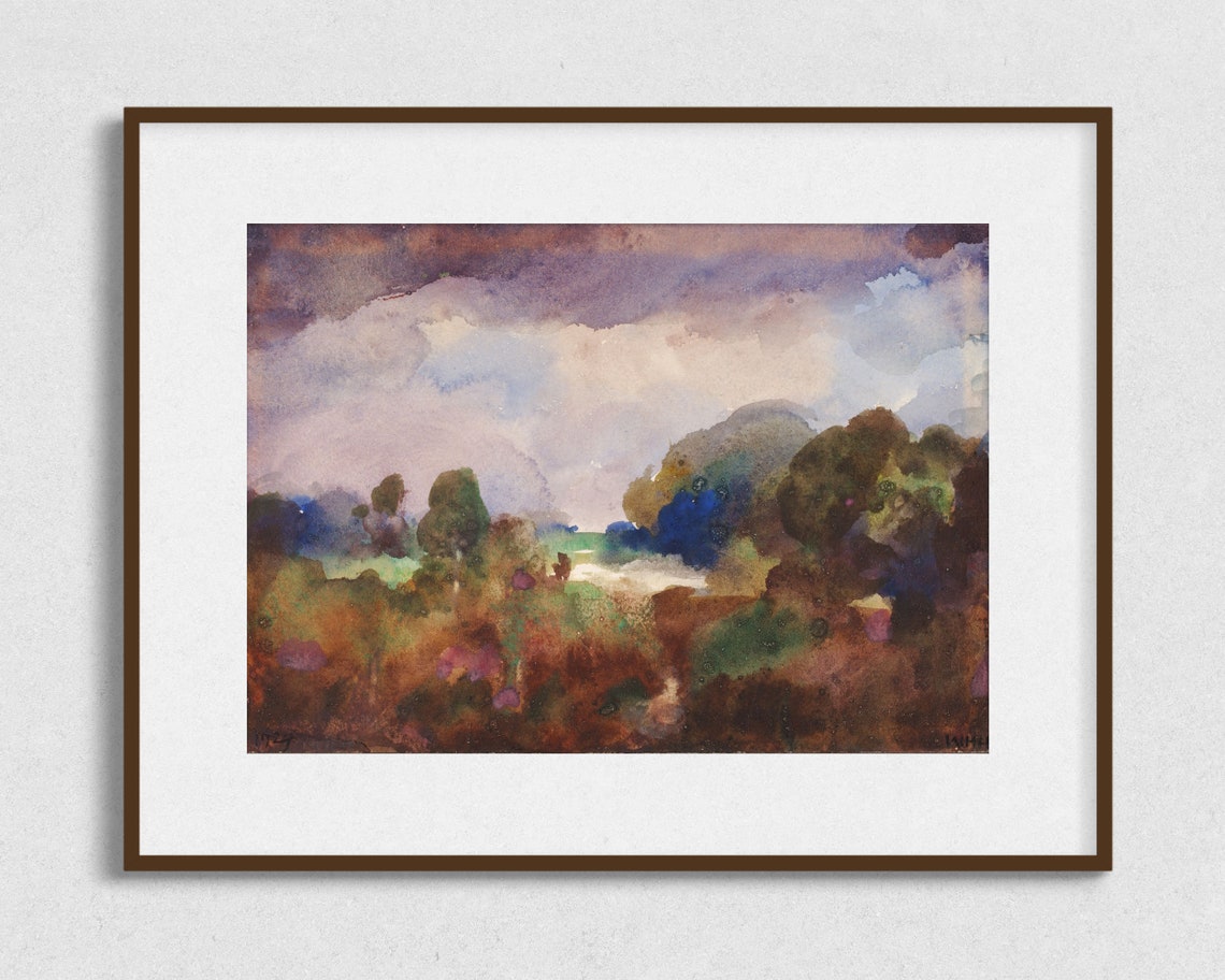 Landscape Vintage Abstract Art - Image 2