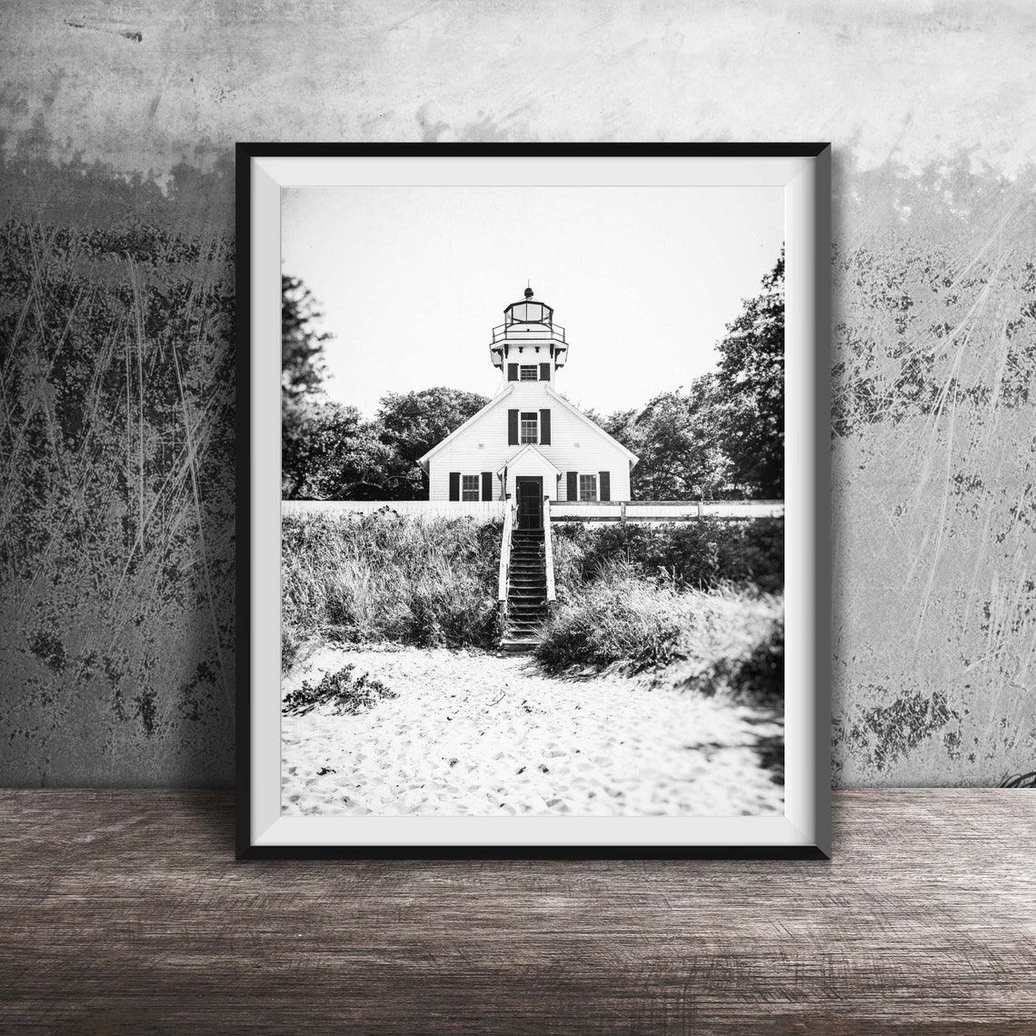 Mission Point Lighthouse Traverse City Unframed Photography Print Michigan Beach Lighthouses - Image 2