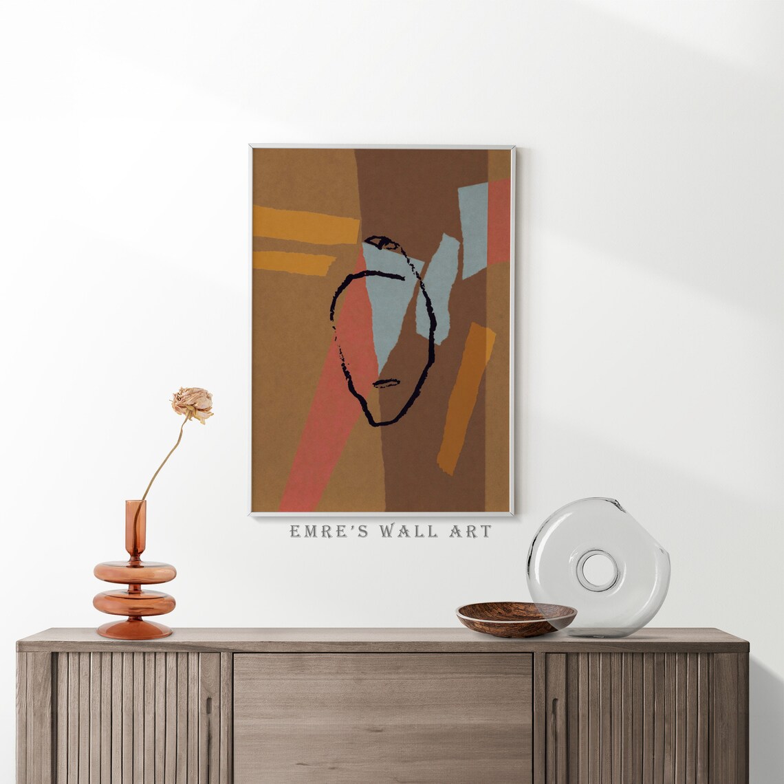 Sketch Figure Art Print, Vintage Minimalist Line Art - Image 2