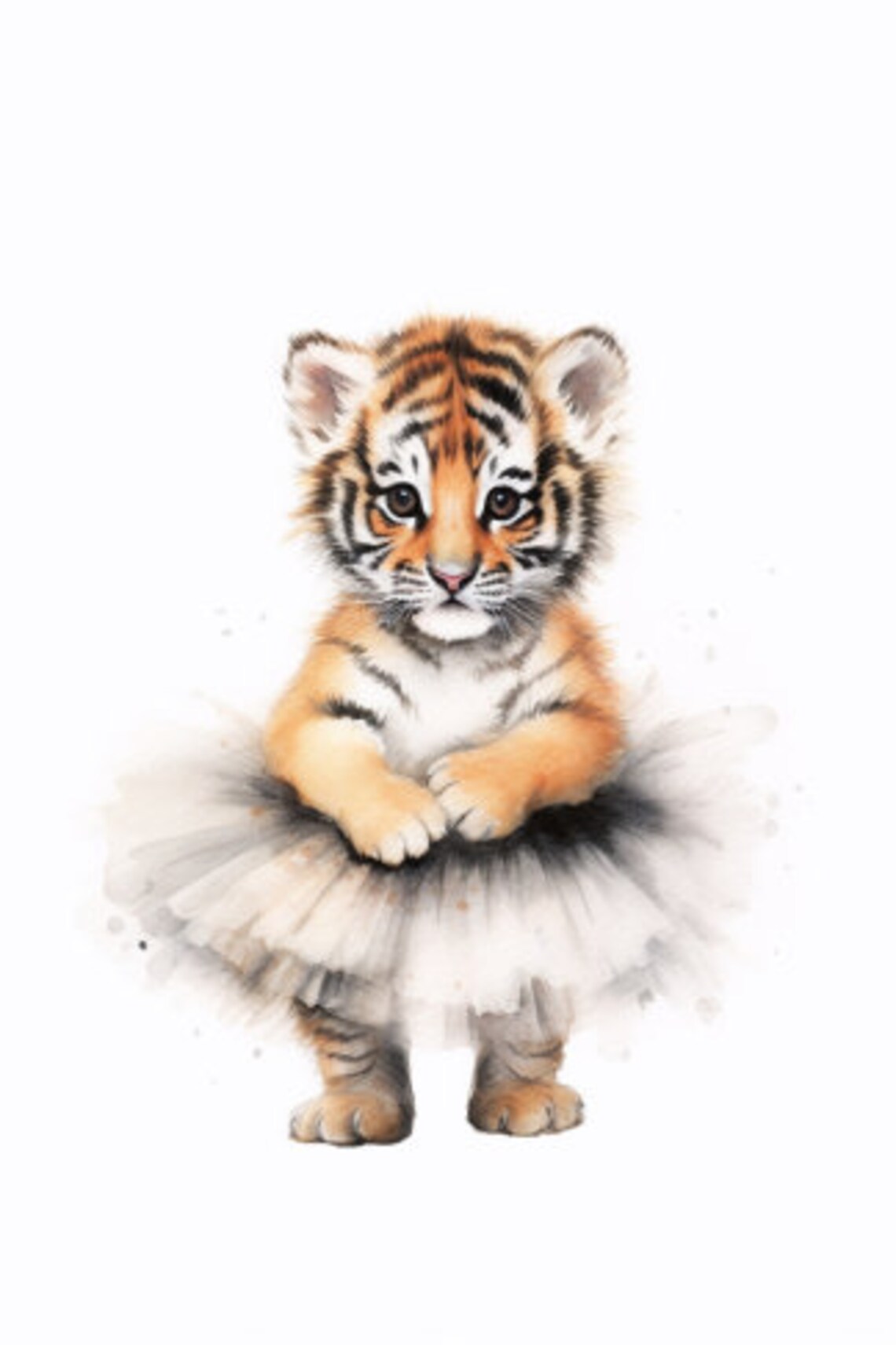 Baby Tiger Nursery Art Print, Nursery Decor - Image 2
