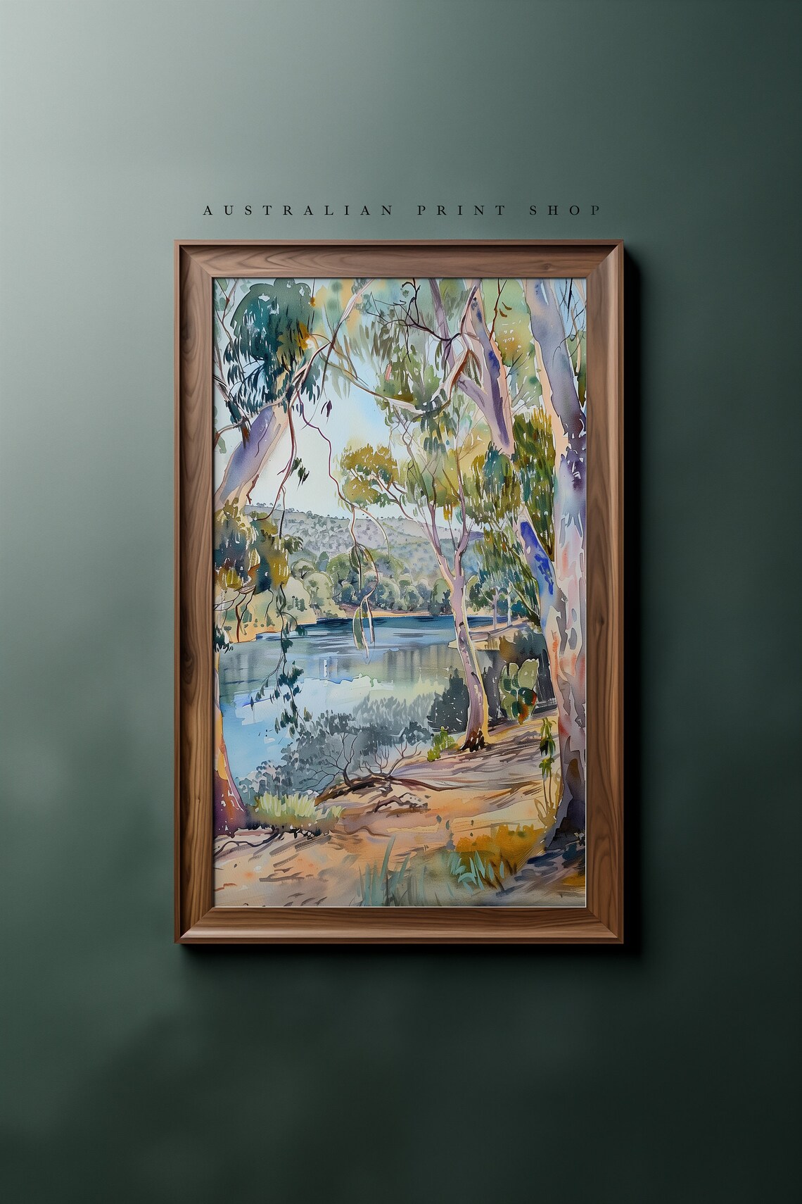 Australian Sunrise Landscape Art Print, Farmhouse Decor - Image 6
