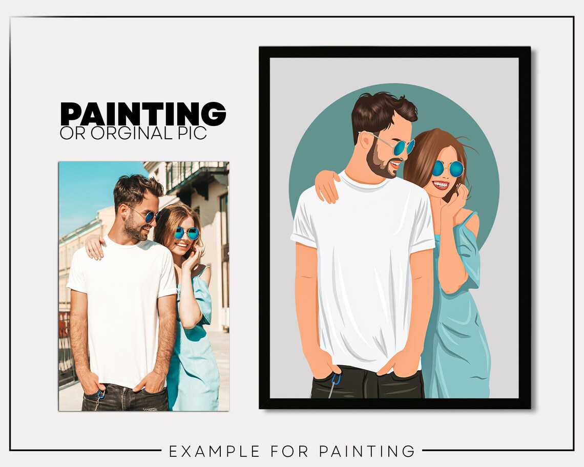 Custom Dad Kissing Baby Portrait in Blue Cap With Heart Poster - Image 3
