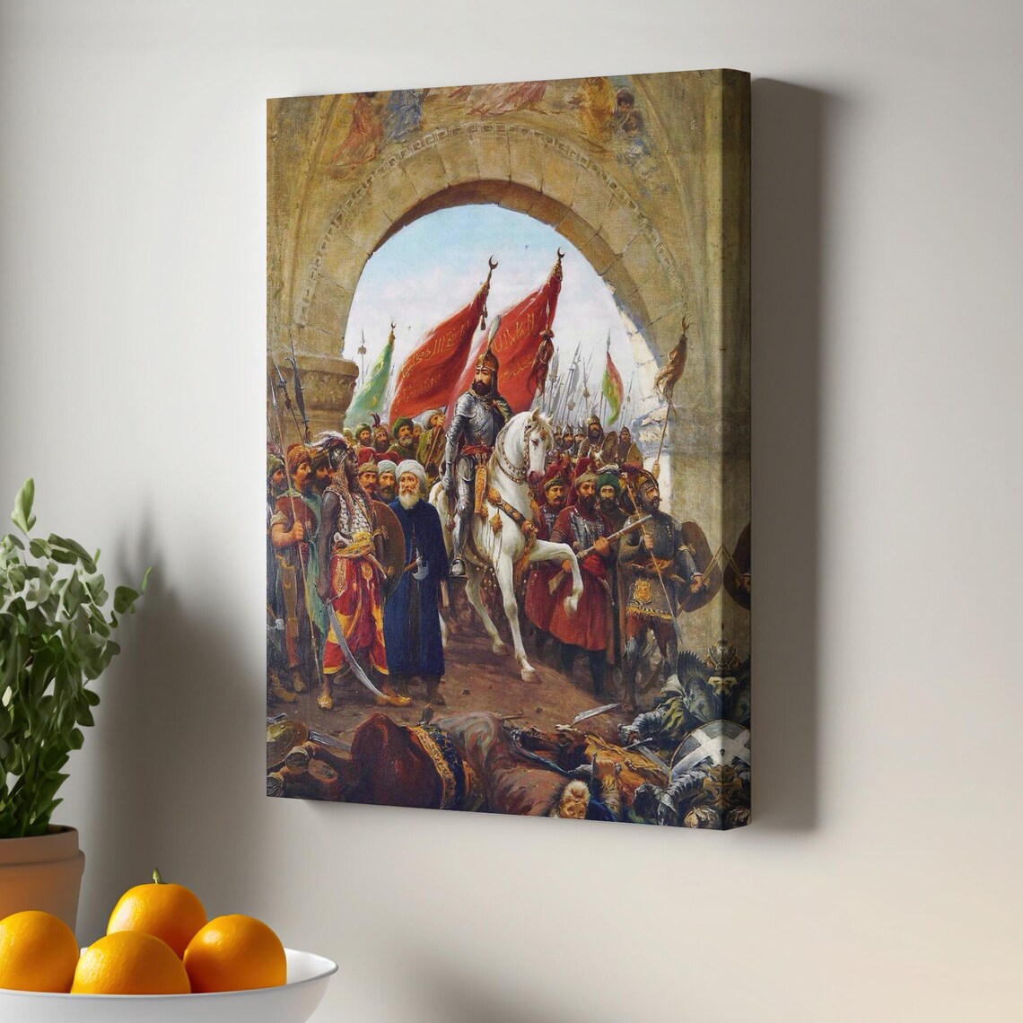 Mehmed The Conqueror Entering Istanbul Art Print