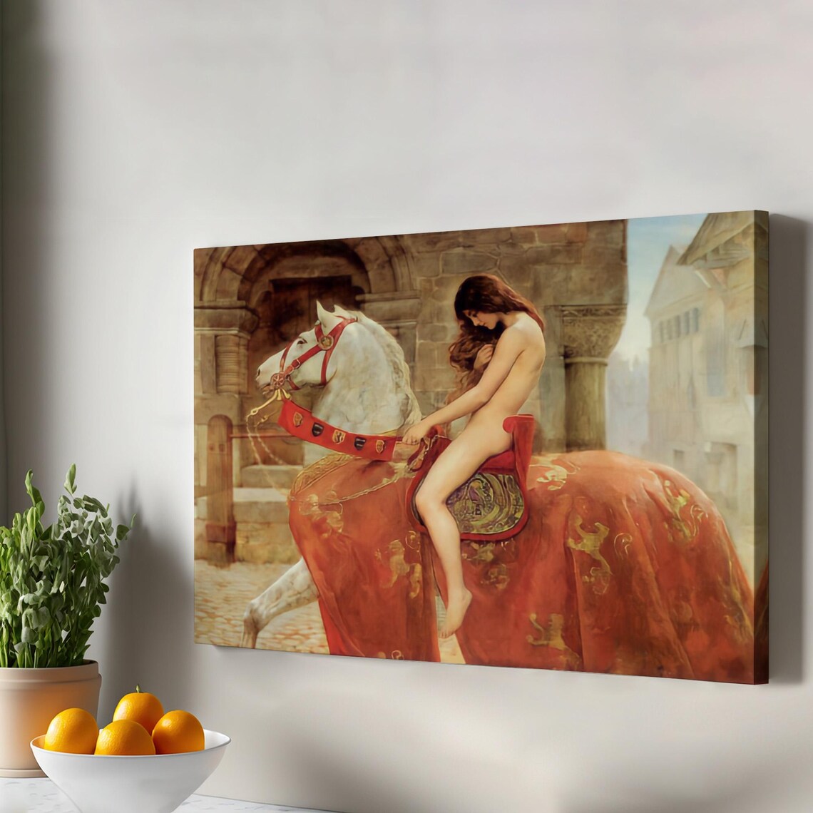 Lady Godiva By John Coller, Modern Decor Art Print