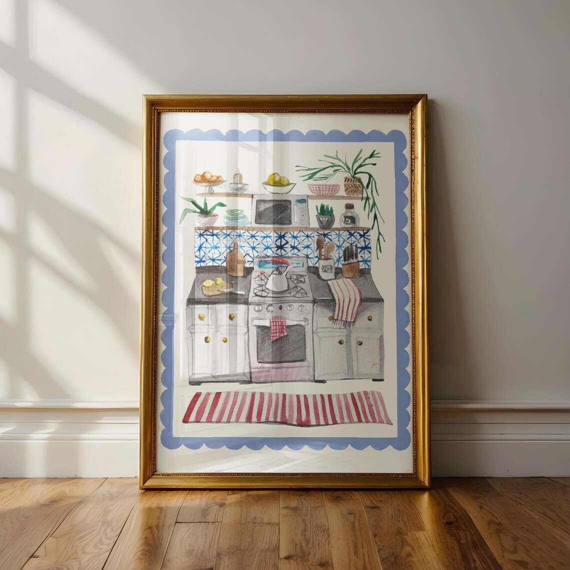 Kitchen Watercolor Art, Cute Kitchen Decor - Image 2