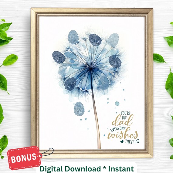 Youre The Dad Everyone Wishes They Had Dandelion Print Poster