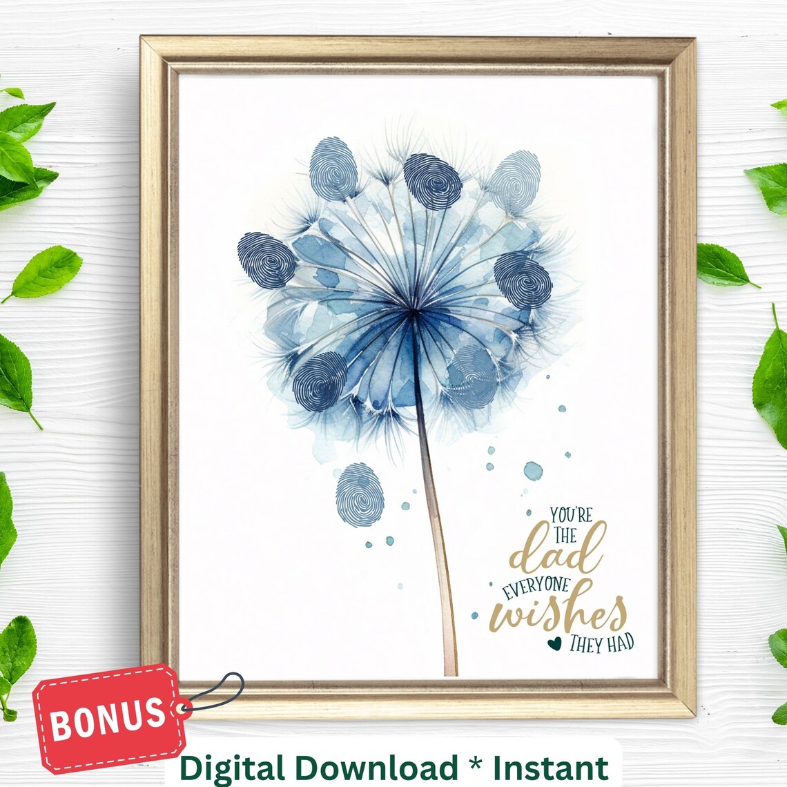 Youre The Dad Everyone Wishes They Had Dandelion Print Poster